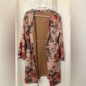 Faux suede light jacket